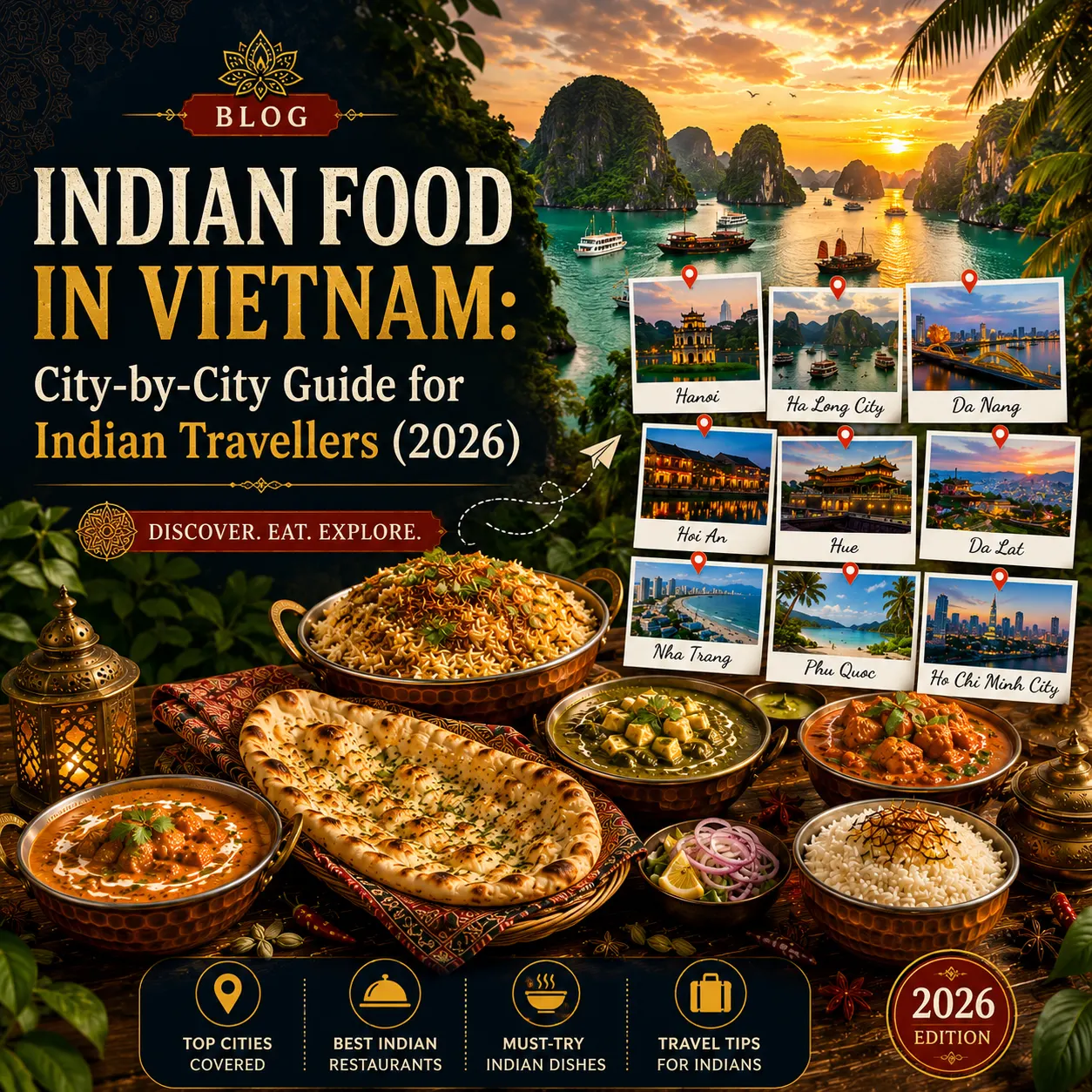 Indian Food in Vietnam: City-by-City Guide for Indian Travellers (2026)