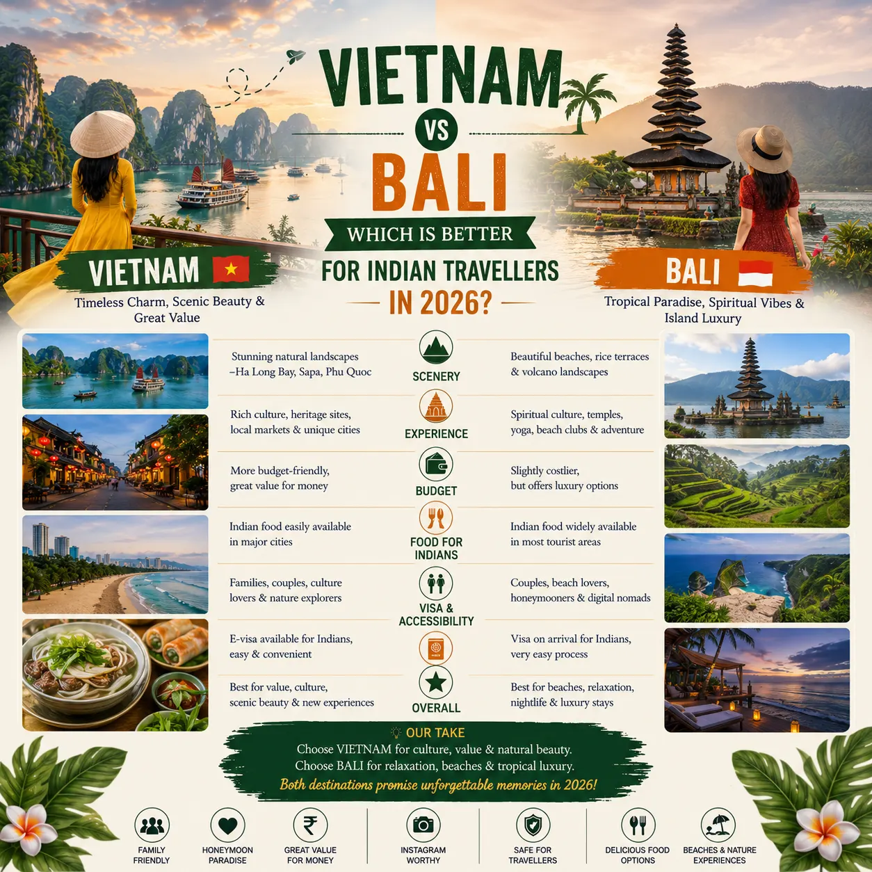 Vietnam vs Bali: Which Is Better for Indian Travellers in 2026?
