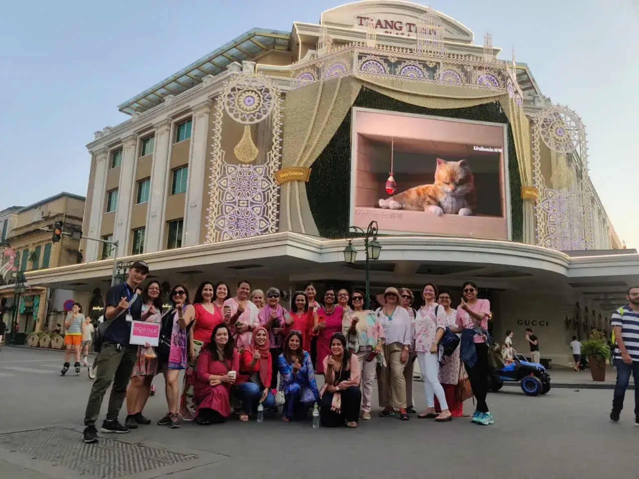 bookvietnamholiday.com clients at Tràng Tiền Plaza, Hanoi