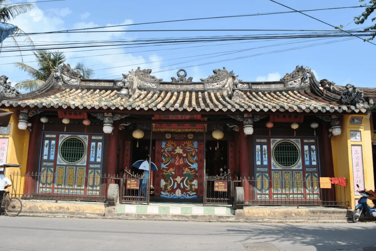 Quan Cong Temple courtyard 17th century Hoi An Vietnam