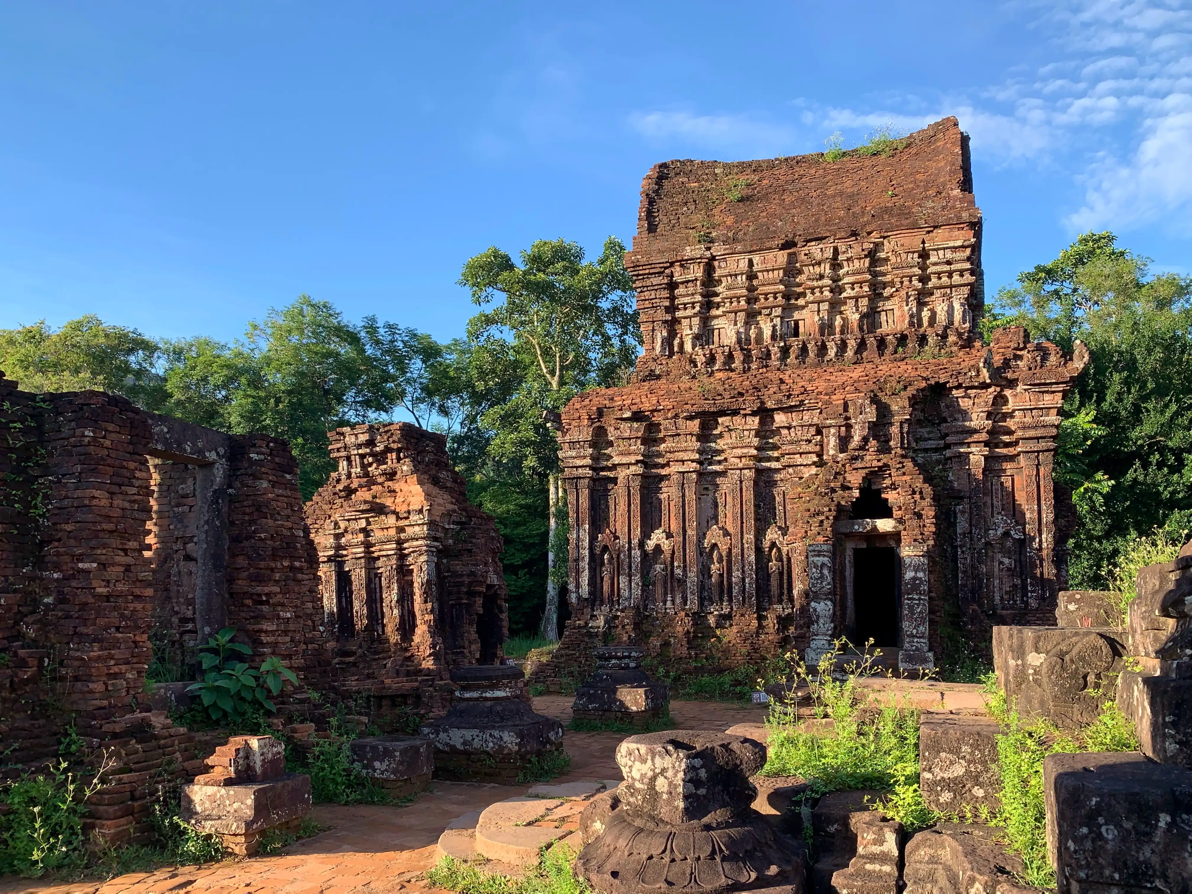 Group E early Cham Hindu temple ruins 8th century My Son Vietnam