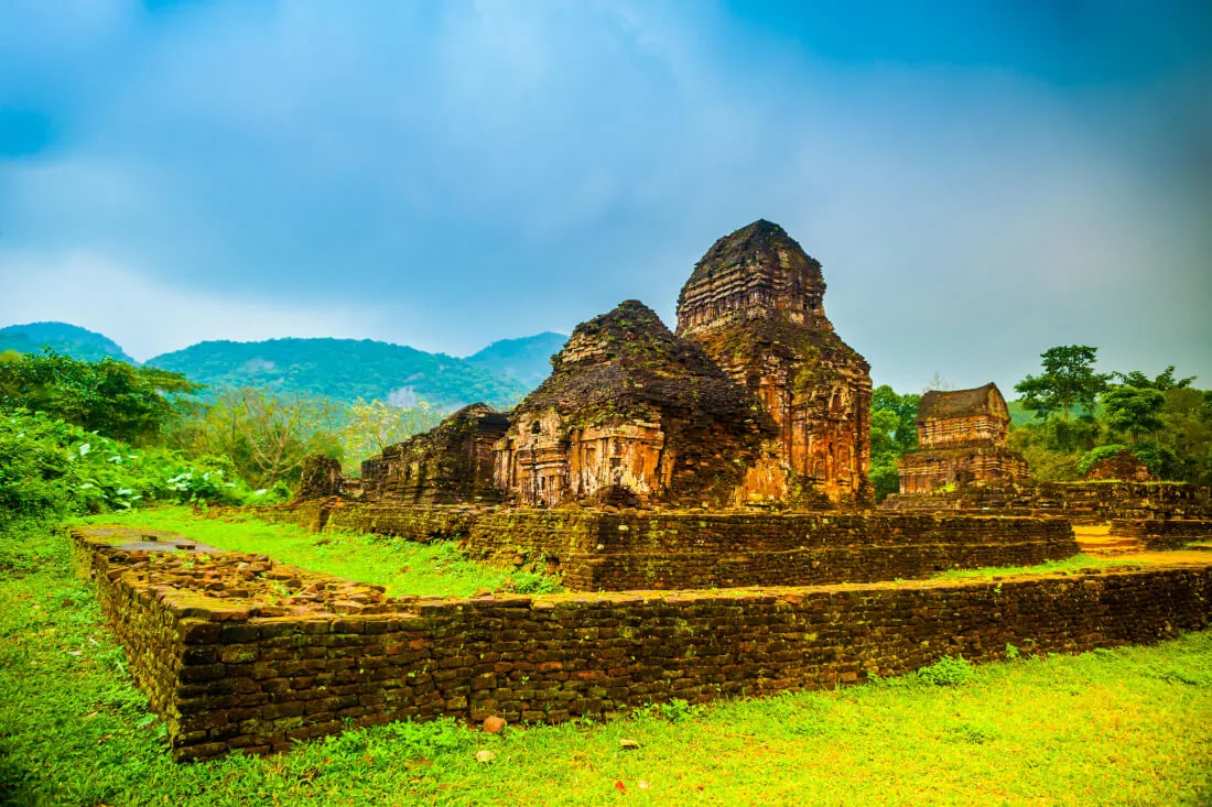 Group G hillside temple atmospheric hidden My Son Sanctuary Vietnam