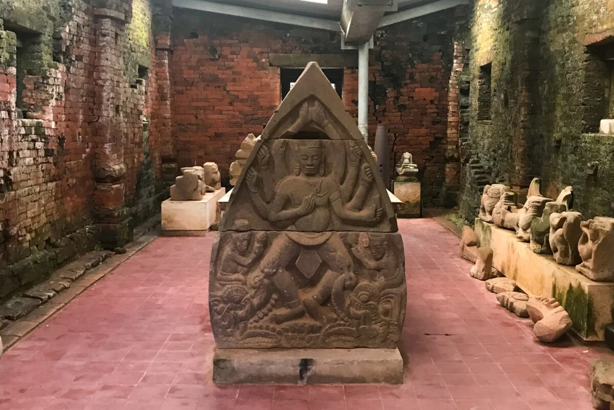 My Son Sanctuary museum Cham sculptures linga Shiva carvings Vietnam