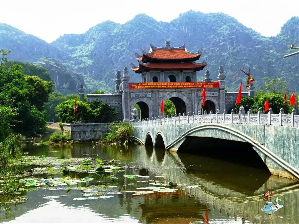 Hoa Lu ancient capital temple and karst landscape Ninh Binh Vietnam