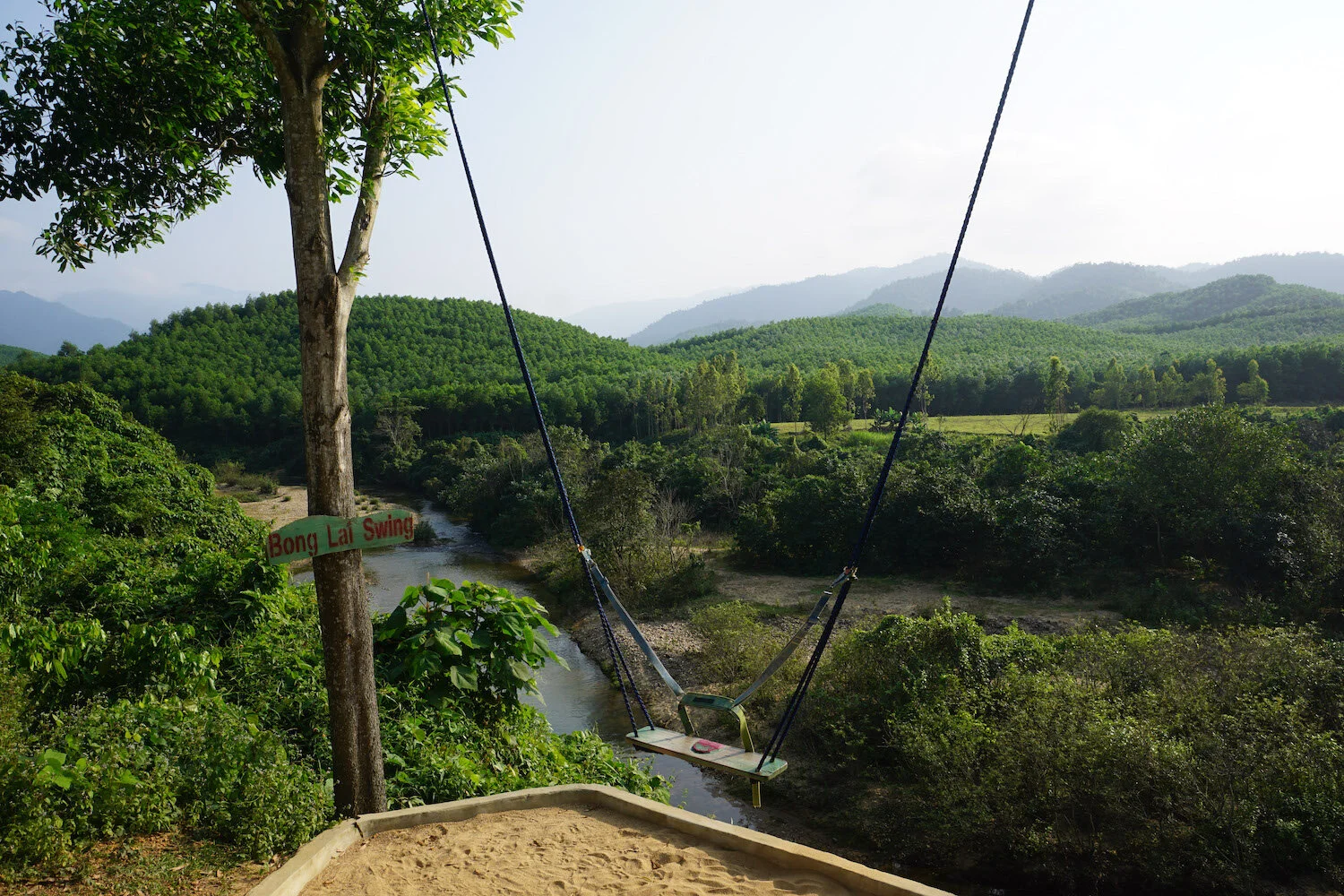 Bong Lai Valley cycling rice paddies karst mountains Phong Nha Vietnam