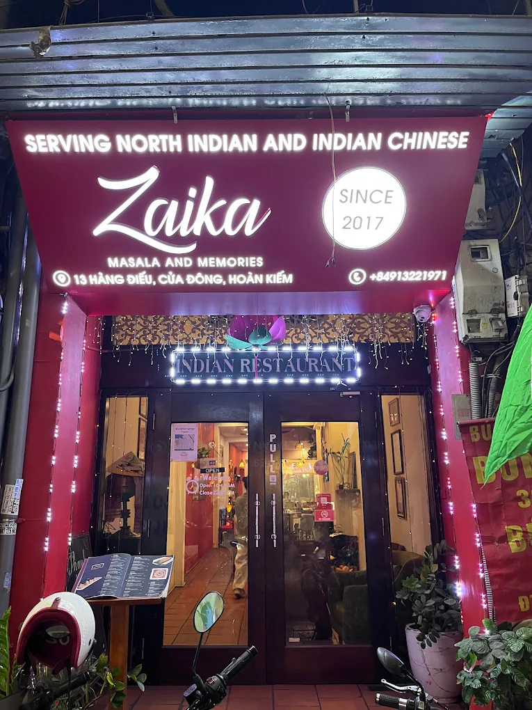 Zaika Indian Restaurant Hanoi