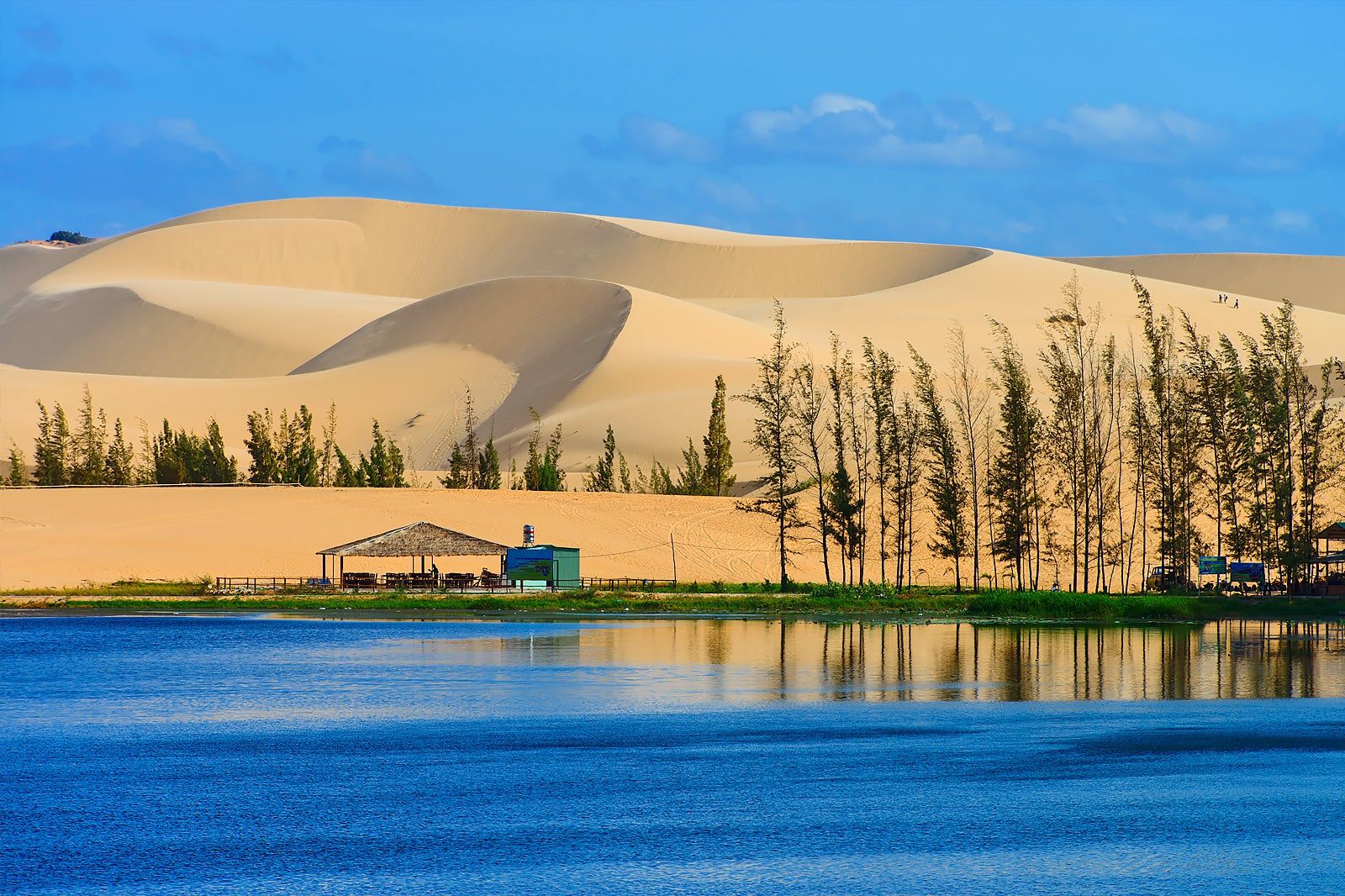 Mui Ne sand dunes at sunset