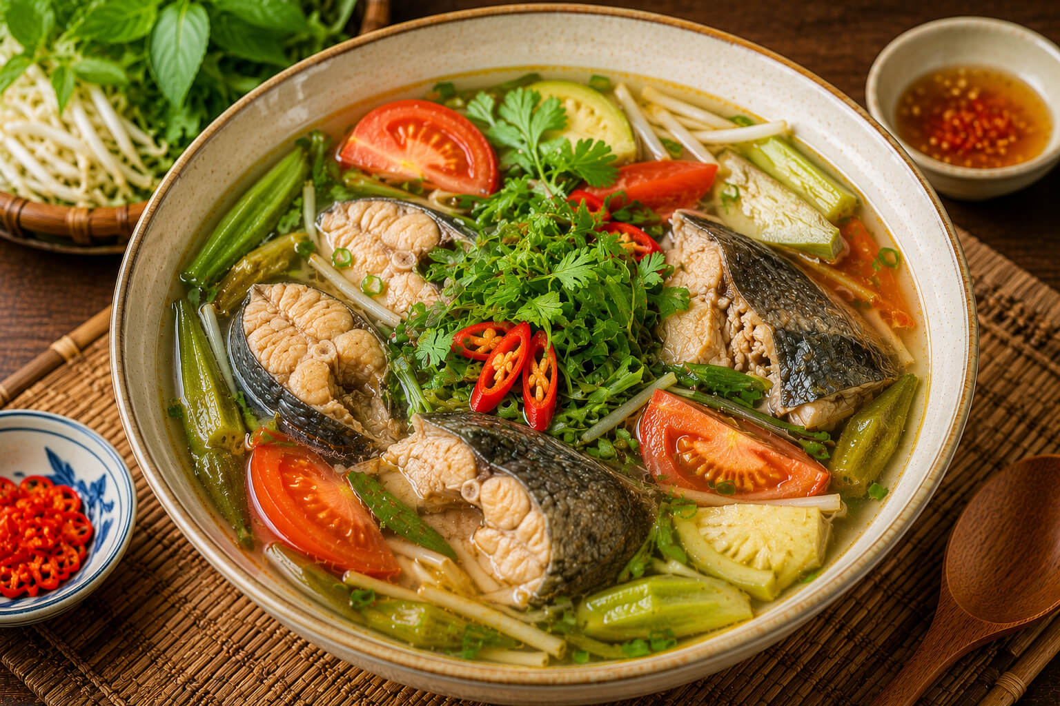Canh Chua Cá Trê (Catfish)