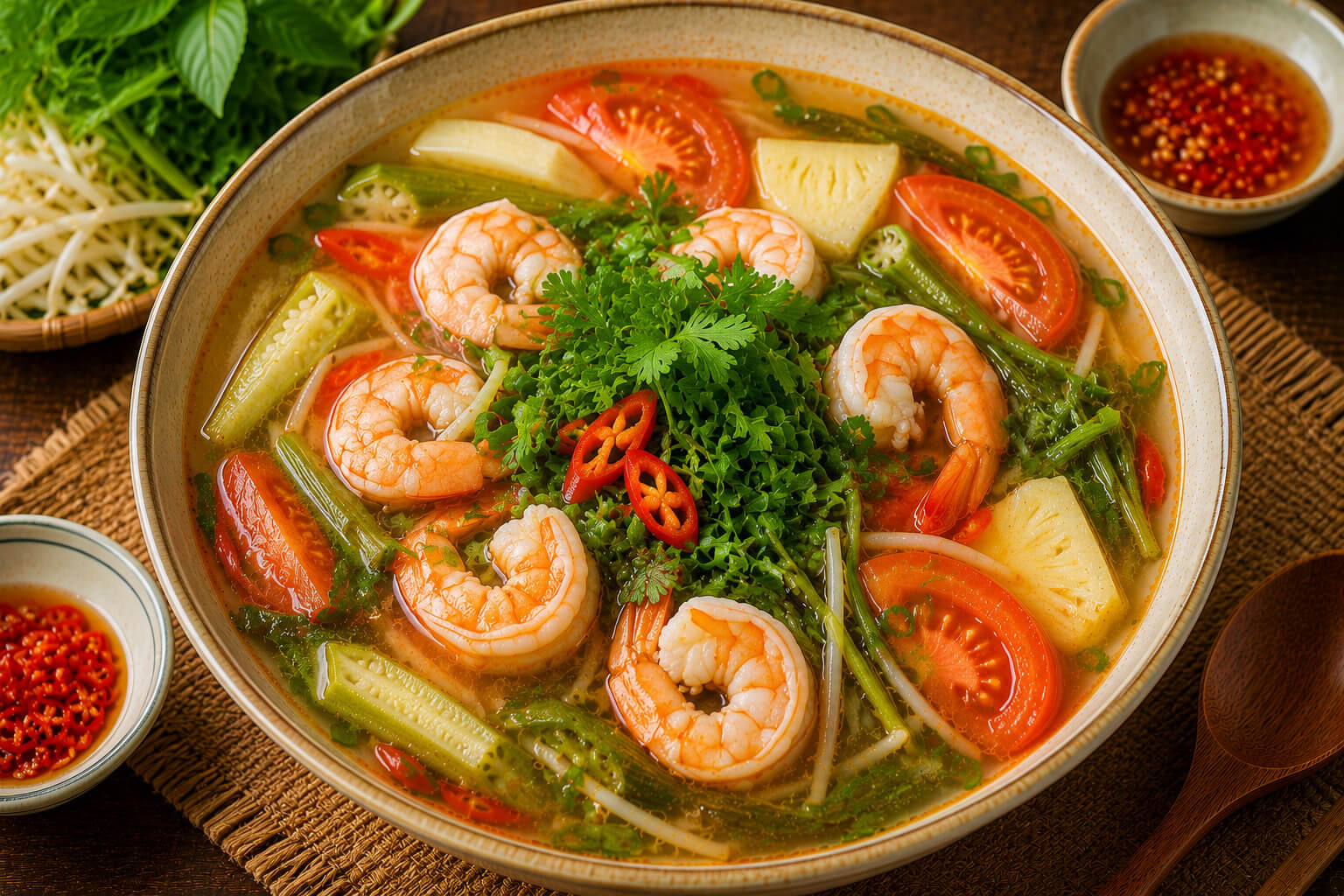Canh Chua Tôm (Prawn)